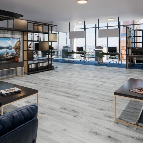Кварцвиниловый SPC ламинат Damy Floor Family Дуб Альпийский 1536-2 1220×180×4