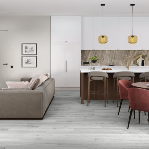 Кварцвиниловый SPC ламинат Damy Floor Family Дуб Альпийский 1536-2 1220×180×4