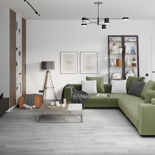 Кварцвиниловый SPC ламинат Damy Floor Family Дуб Альпийский 1536-2 1220×180×4