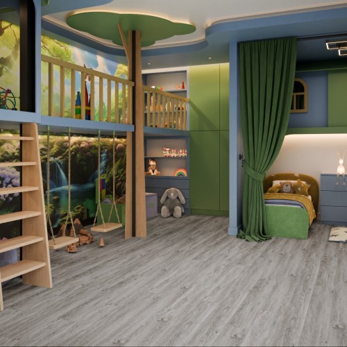 Кварцвиниловый SPC ламинат Damy Floor Family Дуб Английский English Oak SL3683-6 1220×180×4
