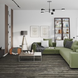 Кварцвиниловый SPC ламинат Damy Floor Family Дуб Рустикальный Черный Rustic Black Oak TCM369-7 1220×180×4