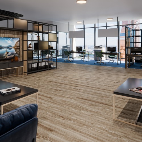 Кварцвиниловый SPC ламинат Damy Floor Family Дуб Селект 001-2 1220×180×4