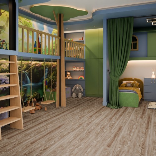 Кварцвиниловый SPC ламинат Damy Floor Family Дуб Селект 001-2 1220×180×4
