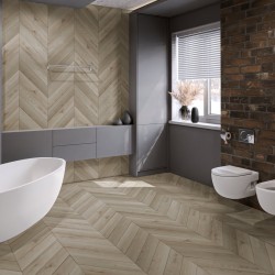 Кварцвиниловый SPC ламинат Damy Floor Chevron Версаль Versailles DF01-Ch французская елка 600×127×5