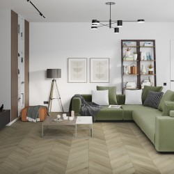 Кварцвиниловый SPC ламинат Damy Floor Chevron Версаль Versailles DF01-Ch французская елка 600×127×5