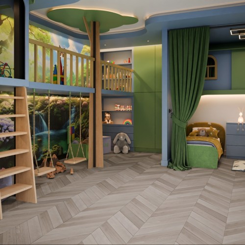 Кварцвиниловый SPC ламинат Damy Floor Chevron Пале-Рояль DF02-Ch французская елка 600×127×5