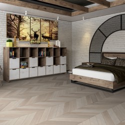 Кварцвиниловый SPC ламинат Damy Floor Chevron Пале-Рояль Palais Royal DF02-Ch французская елка 600×127×5