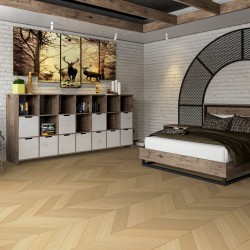 Кварцвиниловый SPC ламинат Damy Floor Chevron Тюильри Tuileries DF03-Ch французская елка 600×127×5