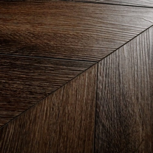 Кварцвиниловый SPC ламинат Damy Floor Chevron Лувр DF04-Ch французская елка 600×127×5