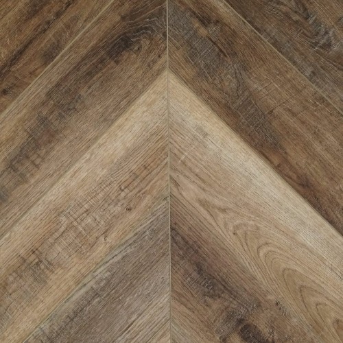 Кварцвиниловый SPC ламинат Damy Floor Chevron Амбуаз DF06-Ch французская елка 600×127×5