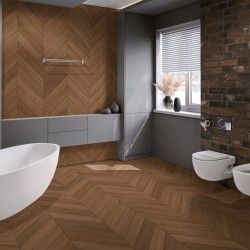 Кварцвиниловый SPC ламинат Damy Floor Chevron Блуа Blois DF08-Ch французская елка 600×127×5