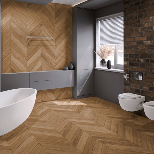 Кварцвиниловый SPC ламинат Damy Floor Chevron Монсоро DF09-Ch французская елка 600×127×5