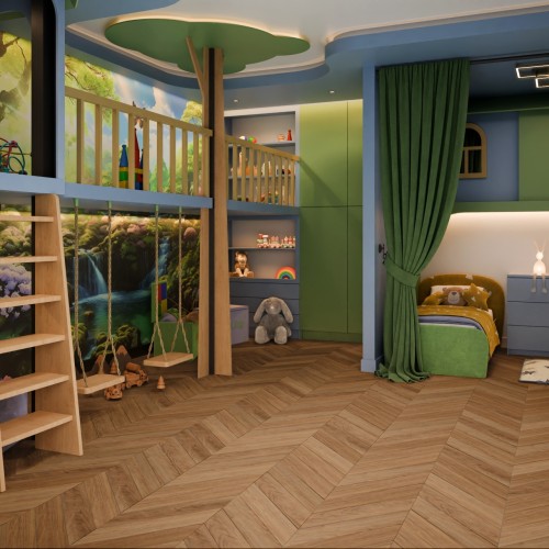 Кварцвиниловый SPC ламинат Damy Floor Chevron Монсоро DF09-Ch французская елка 600×127×5