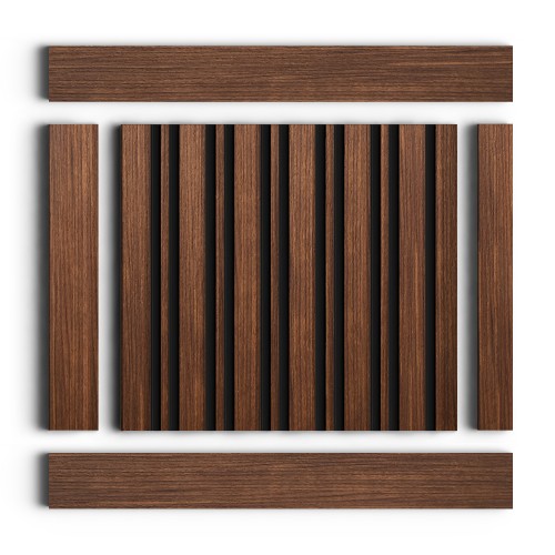 Стеновая панель из полистирола Hiwood LV122 BR396 2700×120×12