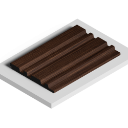 Стеновая панель из полистирола Hiwood LV122 BR396 2700×120×12
