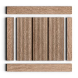 Стеновая панель из полистирола Hiwood LV127L BR416 2700×120×12