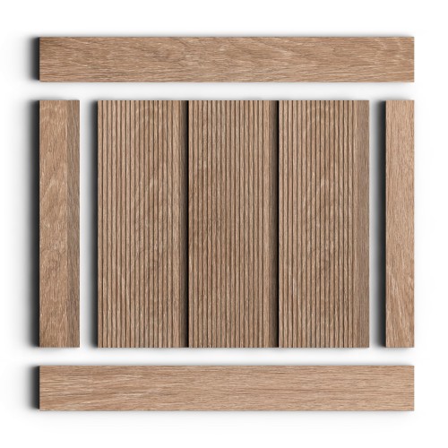Стеновая панель из полистирола Hiwood LV127L BR416 2700×120×12