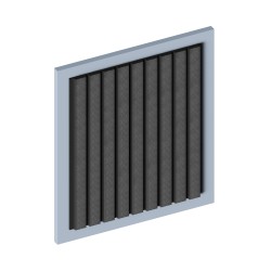 Стеновая панель из полистирола Hiwood LV124LE1 GR27K 2700×120×12