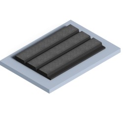 Стеновая панель из полистирола Hiwood LV124LE1 GR27K 2700×120×12