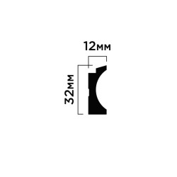 Финишный молдинг Hiwood LF139A BR405 2700×32×12