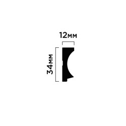Финишный молдинг Hiwood LF139B GN69 2700×34×12