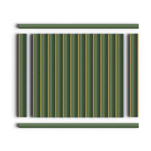 Молдинг из полистирола Hiwood D15V2 GN81G 2700×15×15
