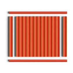 Молдинг из полистирола Hiwood D15V2 OR3G 2700×15×15