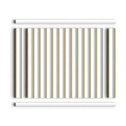 Молдинг из полистирола Hiwood D15V2 W41G 2700×15×15