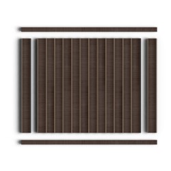 Молдинг из полистирола Hiwood D12V1 BR354 2700×12×12