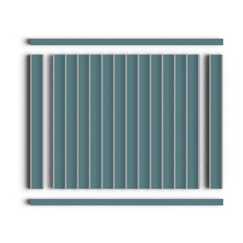 Молдинг из полистирола Hiwood D12V1 BU27 2700×12×12 со стеновыми панелями Hiwood