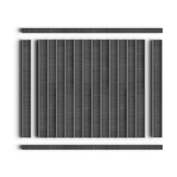Молдинг из полистирола Hiwood D12V1 GR26 2700×12×12 со стеновыми панелями Hiwood