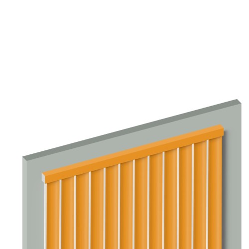 Молдинг из полистирола Hiwood D12V1 Y5 2700×12×12