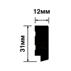 Финишный молдинг Hiwood LF124B GN83K 2700×31×12