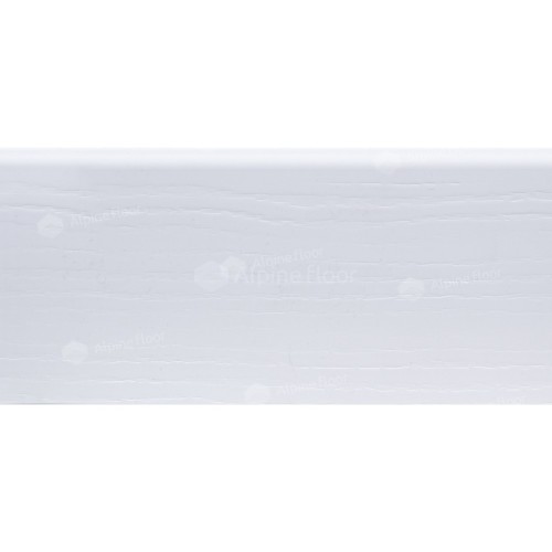 Плинтус Alpine Floor Rico Concept 80 Белый с тиснением RC80001 2200×80×20