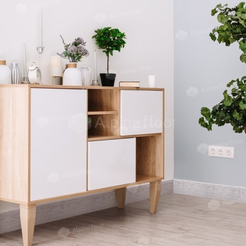 Плинтус Alpine Floor Rico Concept 80 Ясень норд RC80201 2200×80×20