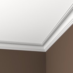 Потолочный плинтус под покраску Европласт 1.50.102 2000×76×69