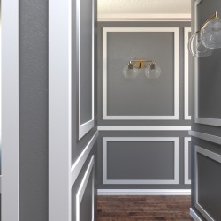 Молдинг МДФ под покраску Evrowood М 09 2000×100×12