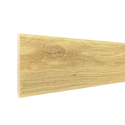 Плинтус МДФ ламинированный TeckWood Дуб Голд 2150×80×10