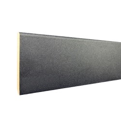 Плинтус МДФ ламинированный TeckWood Черный 2150×80×10