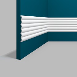 Стеновая панель из полистирола под покраску Перфект Плюс P129 2000×200×14