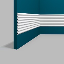Стеновая панель из полистирола под покраску Перфект Плюс P128 2000×200×14