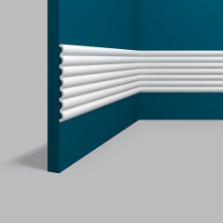 Стеновая панель из полистирола под покраску Перфект Плюс P126 2000×200×14