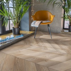 Кварцвиниловая плитка Aquafloor клеевая Parquet Chevron Glue AF2555PGCh французская елка 553,7×130,5×2,5