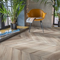 Кварцвиниловая плитка Aquafloor клеевая Parquet Chevron Glue AF2551PGCh французская елка 553,7×130,5×2,5