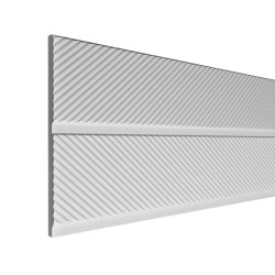 Стеновая панель из полистирола под покраску Decor-Dizayn Грани DD920 2000×220×10