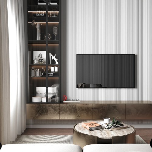 Стеновая панель из полистирола под покраску Decor-Dizayn Modern DD923 2000×150×11,2