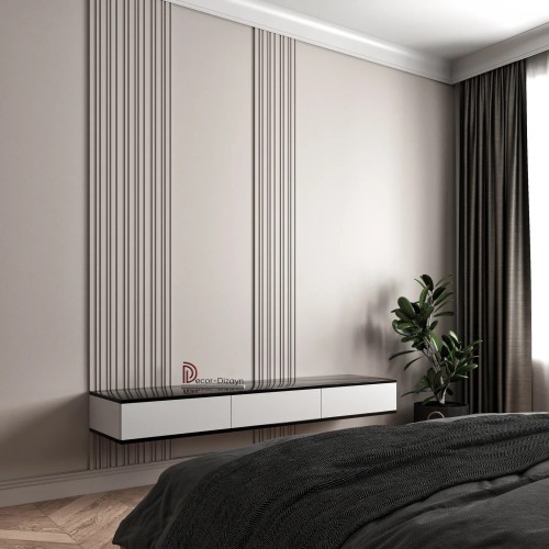 Стеновая панель из полистирола под покраску Decor-Dizayn Modern DD924 3000×150×10