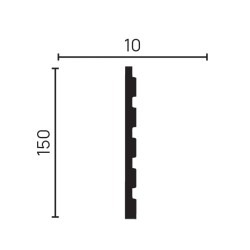 Стеновая панель из полистирола Decor-Dizayn 904-65SH 3000×150×10