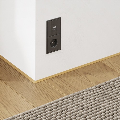 Микроплинтус алюминиевый Modern Decor RAL 1011 Коричнево-бежевый 45-78-62 2500×16×6 Микроплинтус алюминиевый Modern Decor RAL 1011 Коричнево-бежевый 45-78-62 2500×16×6