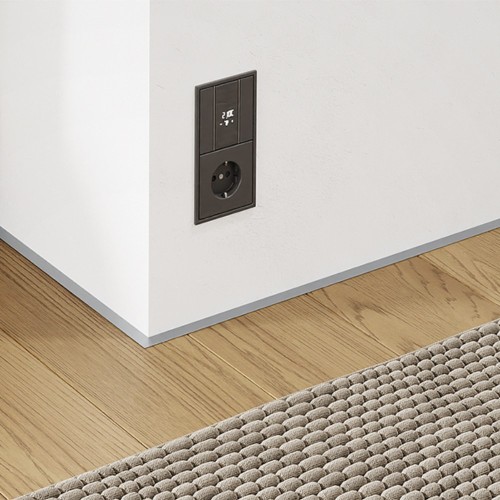 Микроплинтус алюминиевый Modern Decor RAL 7045 Серый Телегрей 1 14-28-05 2500×16×6 Микроплинтус алюминиевый Modern Decor RAL 7045 Серый Телегрей 1 14-28-05 2500×16×6